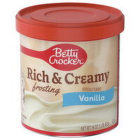 Betty Crocker Rich & Creamy Vanilla Frosting, 16 Ounce