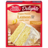 Betty Crocker Delights Super Moist Lemon Cake Mix, 13.25 Ounce