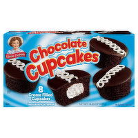 Little Debbie Cupcakes, Chocolate, Creme Filled, 8 Each