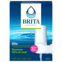 Brita Elite Faucet Mount System, White, 1 Each