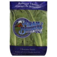 Adam Brothers Family Farms Romaine Hearts, 3 Each