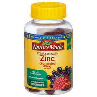 Nature Made Zinc, Extra Strength, 30 mg, Gummies, Mixed Berry, 60 Each