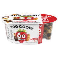 Too Good & Co. Yogurt & Mix-Ins, Remix, Strawberry Dark Chocolate Almond, 4.5 Ounce