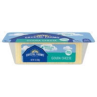 Crystal Farms Cheese, Gouda, Cracker Cuts, 24 Each