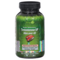 Irwin Naturals Testosterone UP, Men over 40, Liquuid Softgels, 60 Each