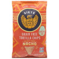 Siete Tortilla Chips, Dairy Free, Grain Free, Nacho, 5 Ounce