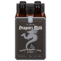 Dragon's Milk Beer, Bourbon, Barrel-Aged, Stout, 4 Each