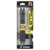 Pilot G2 Pen, Black Ink, Fine, 0.7 mm, 31031, 2 Each