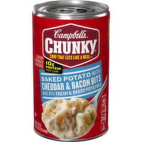 Campbell's® Chunky® Chunky® Soup, Baked Potato with Cheddar and Bacon Bits Soup, 18.8 Ounce