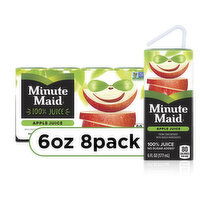 Minute Maid  Apple Juice Cartons, 8 Each