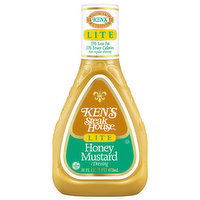 Ken's Steak House Dressing, Lite, Honey Mustard, 16 Fluid ounce