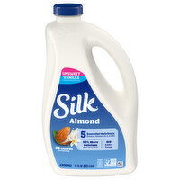 Silk Unsweet Vanilla Almondmilk, 96 Fluid ounce