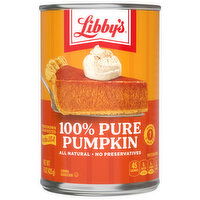 Libby's Pumpkin, 100% Pure, 15 Ounce