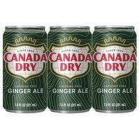 Canada Dry Ginger Ale, Caffeine Free, 6 Each