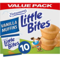 Entenmann's Little Bites Vanilla Mini Muffins, Value Pack, 10 packs, (4 ct each), 16.5 lbs  Case, 10 Each