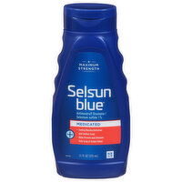 Selsun Blue Antidandruff Shampoo, Maximum Strength, Medicated, 11 Fluid ounce