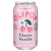 Olipop Soda, Cherry Vanilla, 12 Fluid ounce