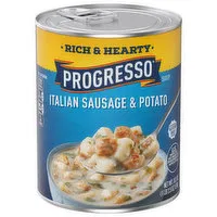 Progresso Soup, Italian Sausage & Potato, Rich & Hearty, 18.5 Ounce