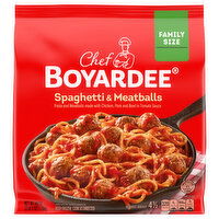 Chef Boyardee Spaghetti and Meatballs Family Size Frozen Skillet Meal, 40 Ounce