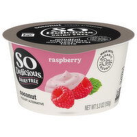 So Delicious Dairy Free Yogurt Alternative, Coconut, Raspberry, 5.3 Ounce