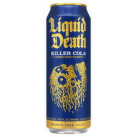 Liquid Death Killer Cola Sparkling Water, 19.2 Fluid ounce