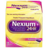 Nexium Acid Reducer, 24Hr, 20 mg, Tablets, 14 Each