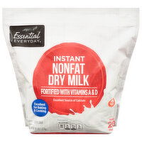 Essential Everyday Dry Milk, Instant, Nonfat, 64 Ounce