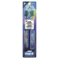 Oral-B Pro Health Stages Kid's Manual Toothbrush for Ages 3+, 2 Ct, 2 Each