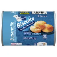 Pillsbury Biscuits, Buttermilk, Southern Homestyle, 5 Each