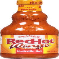 Frank's RedHot Nashville Hot Wings Sauce, 12 Fluid ounce