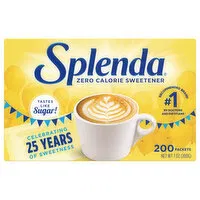 Splenda Sweetener, Zero Calorie, 200 Each