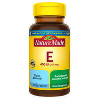 Nature Made E, 400 IU (267 mg), Softgels, 100 Each