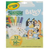 Crayola Activity Set, Color & Sticker, Bluey, 1 Each