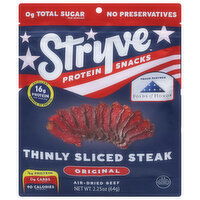 Stryve Beef, Air-Dried, Original, 2.25 Ounce