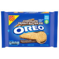 OREO Chocolate Peanut Butter Pie Sandwich Cookies, Family Size, 17 Ounce