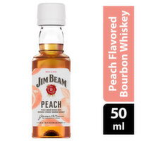 Jim Beam Peach Bourbon Whiskey, 50 Millilitre