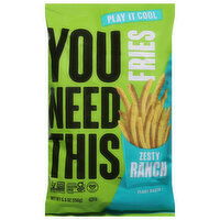 You Need This Fries, Plant Based, Zesty Ranch, 5.5 Ounce