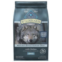 Blue Buffalo Blue Wilderness Food for Dogs, Natural, with Chicken, Nature's Evolutionary Diet, Adult, 4.5 Pound