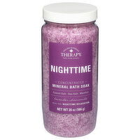 Village Naturals Therapy Mineral Bath Soak, Concentrated, Lavender Chamomile, Nighttime, 20 Ounce