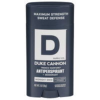 Duke Cannon Supply Co. Trench Warfare Antiperspirant + Deodorant, Midnight Swim/Sandalwood + Lavender, 3 Ounce