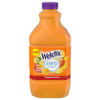 Welch's Drink, Zero Sugar, Tropical Punch, 64 Fluid ounce