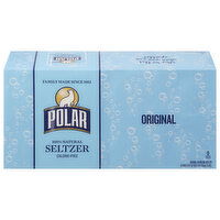 Polar Sparkling Water, Calorie-Free, Original, 8 Each