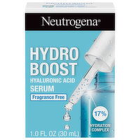 Neutrogena Hydro Boost Hyaluronic Acid Serum, Fragrance Free, 1 Fluid ounce