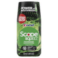 Crest Squeez Squeez Mouthwash Concentrate, Original Mint Flavor, Up to 50 Uses, 50 mL Bottle, 1.69 Fluid ounce