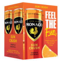 Monaco Cocktail, Sun Crush, 4 Each