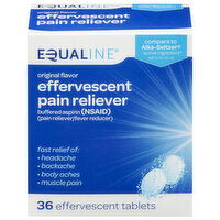 Equaline Pain Reliever, Original, Effervescent, Tablets, 36 Each