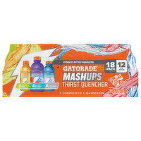 Gatorade Mashups Lemon Lime Orange/Cool Blue Fruit Punch/Glacier Freeze Glacier Cherry Thirst Quencher, 18 Each