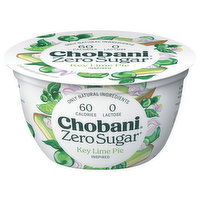 Chobani Yogurt, Zero Sugar, Key Lime Pie, 5.3 Ounce