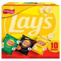 Frito Lay Potato Chips, 10 Each