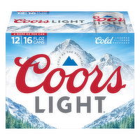 Coors Light Beer, 12 Each